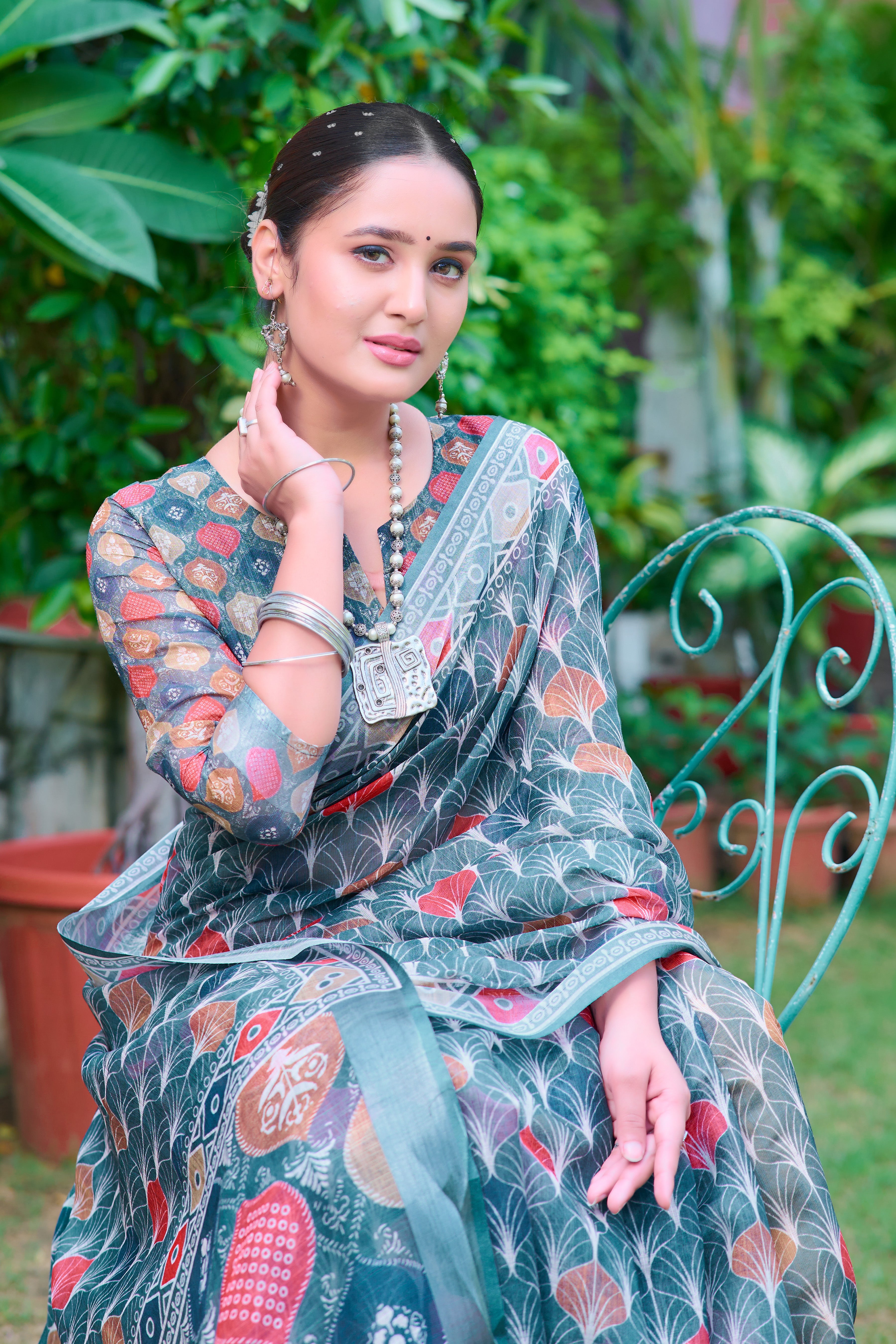 BLUE SAREE