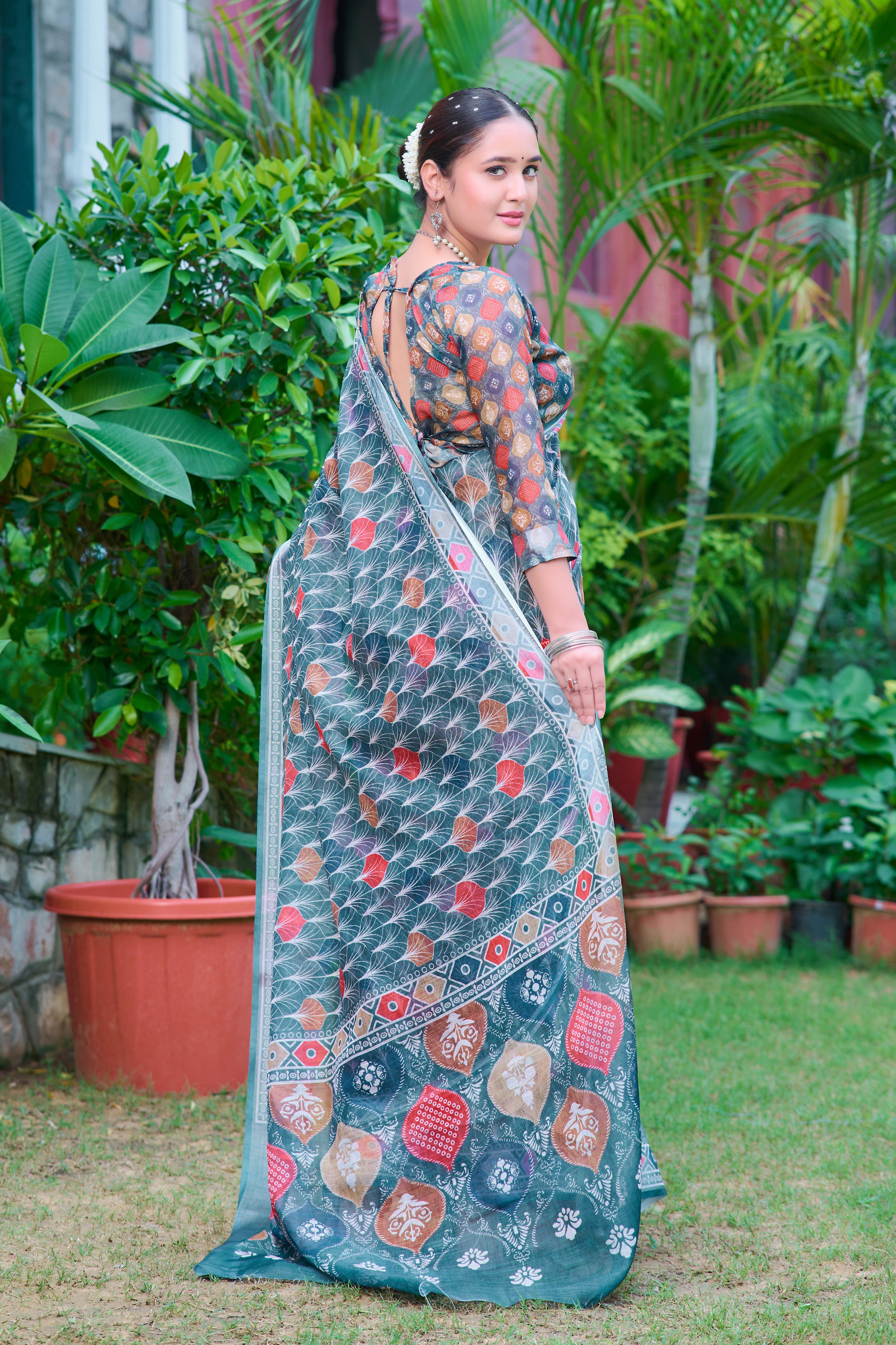 BLUE SAREE