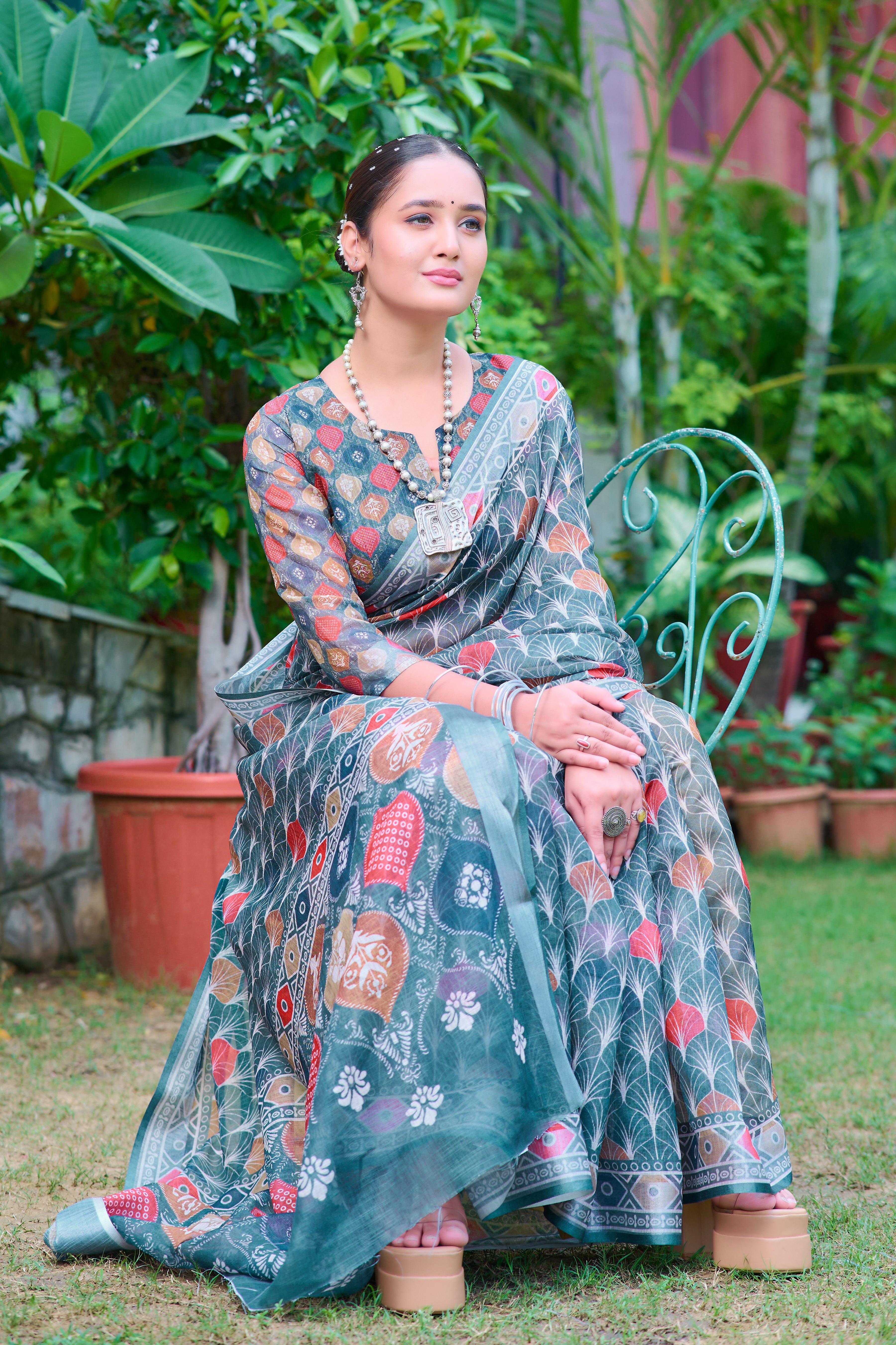 BLUE SAREE
